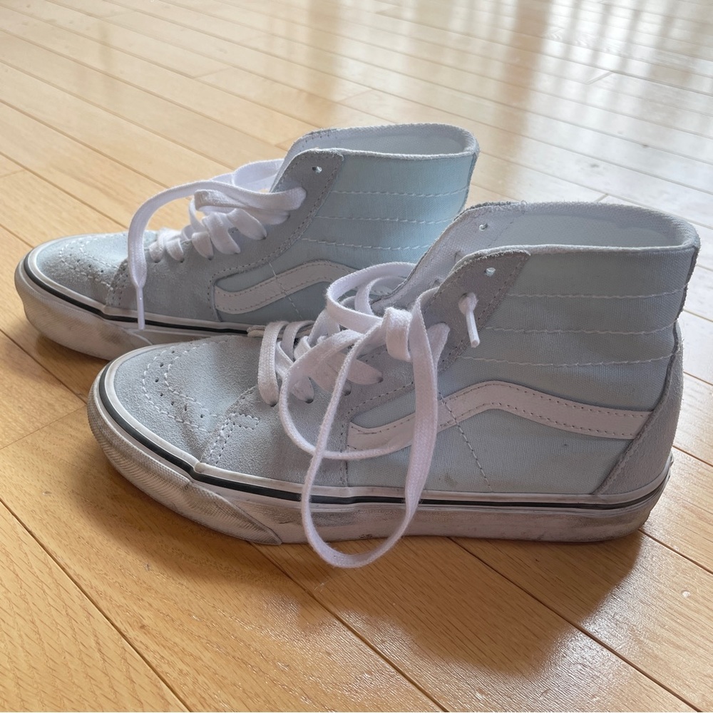 Vans Sk8-Hi Tapered Sneaker in Delicate Blue - Picture 5 of 7